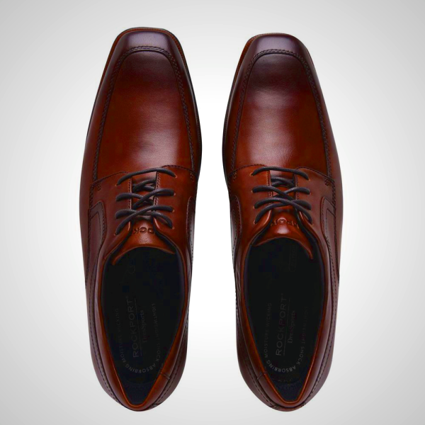 Rockport Finskor Herr Bruna - Rockport Skor Sverige Total Motion Dressport Apron Toe,5019-VDMRE