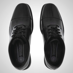 Rockport Finskor Herr Svarta - Rockport Skor Sverige Total Motion Office Plain Toe,0892-QWUVL