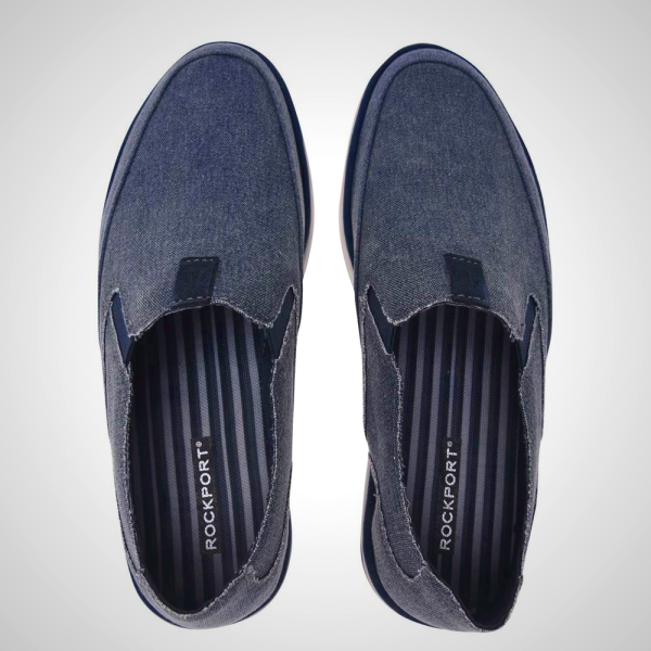 Rockport Men's Wine Red Canvas Shoes - KQG-817409 Sweden Collection